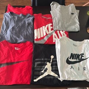 Nike &Jordan Shirt - WORN XXL Bundle 7 shirts
2Dri fit
5 cotton blend